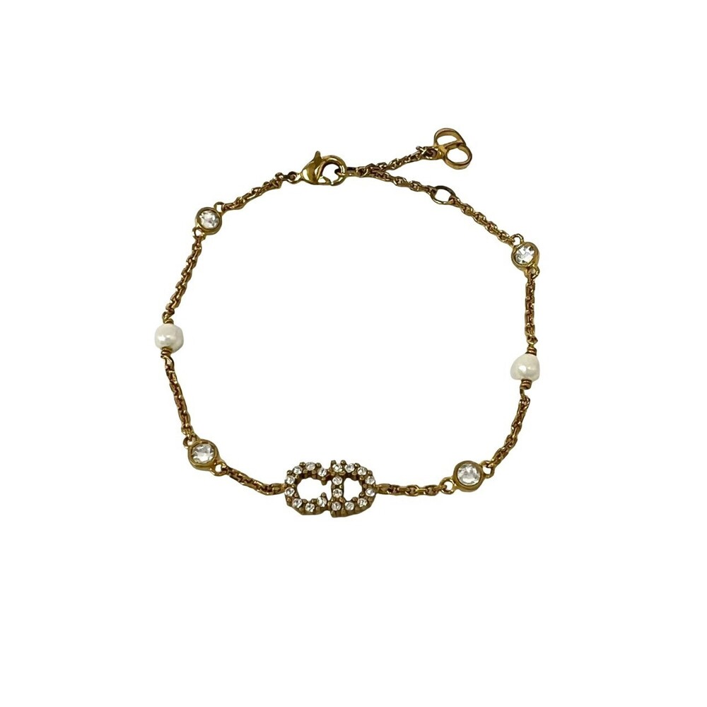 DIOR Gold Charm Bracelet